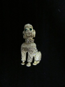 Vintage Poodle Pin